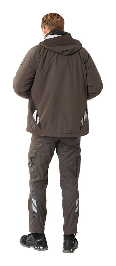 Pantaloni con tasche porta-ginocchiere ACCELERATE verde