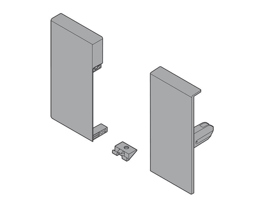 Supporto per frontale sinistra/destra per cassetto interno altezza K TANDEMBOX antaro  