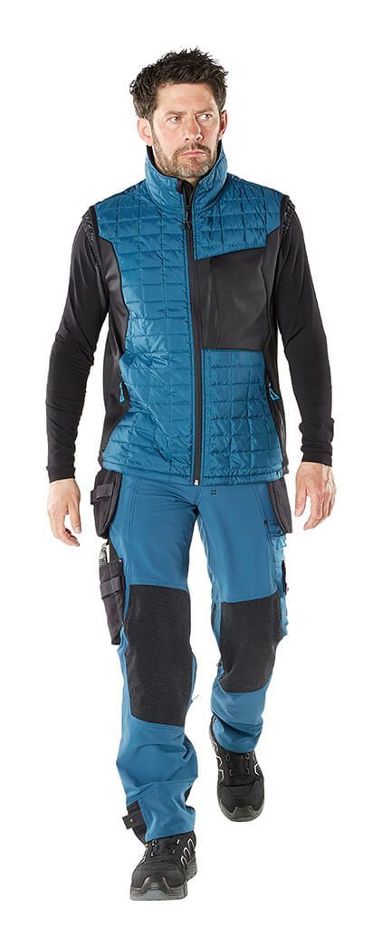 Gilet termico ADVANCED petrolio scuro/nero