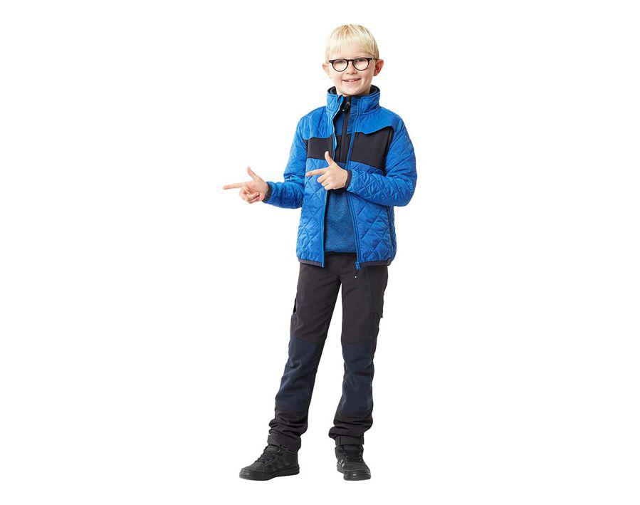 Maglione in pile da bambino ACCELERATE verde prato/verde