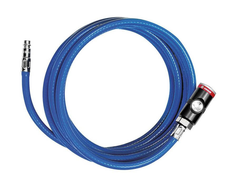 PVC-Druckluftschlauch mit Sicherheitskupplung und Stecker