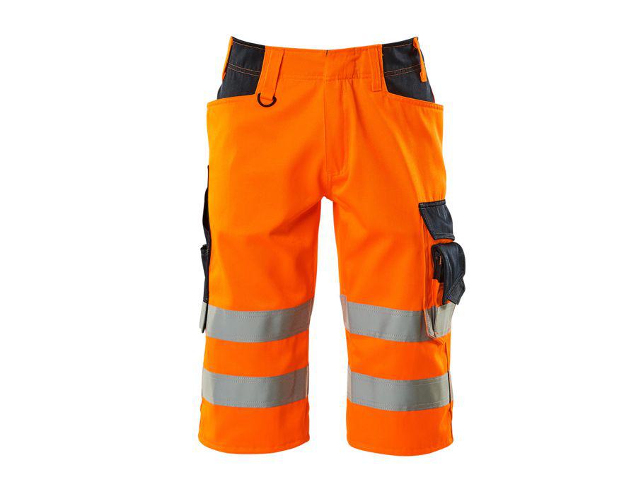 Bermuda SAFE SUPREME hi-vis arancio/blu navy scuro