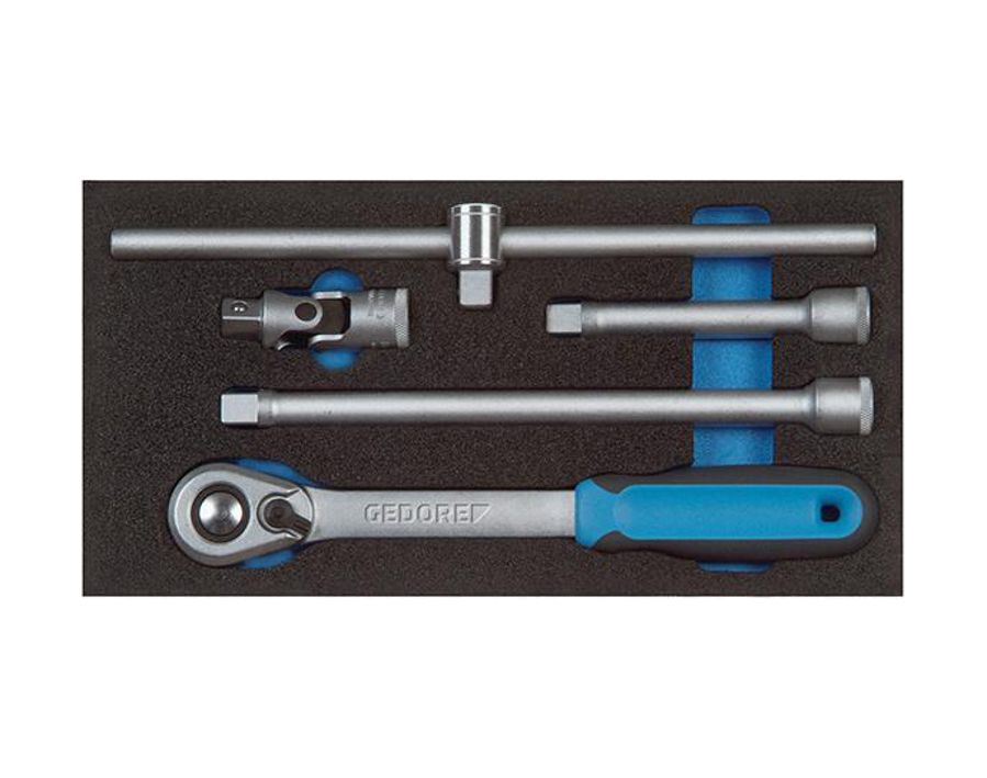 Werkzeugmodul Betätigungswerkzeug-Garnitur 1/2", 5-teilig, Modul 1/3