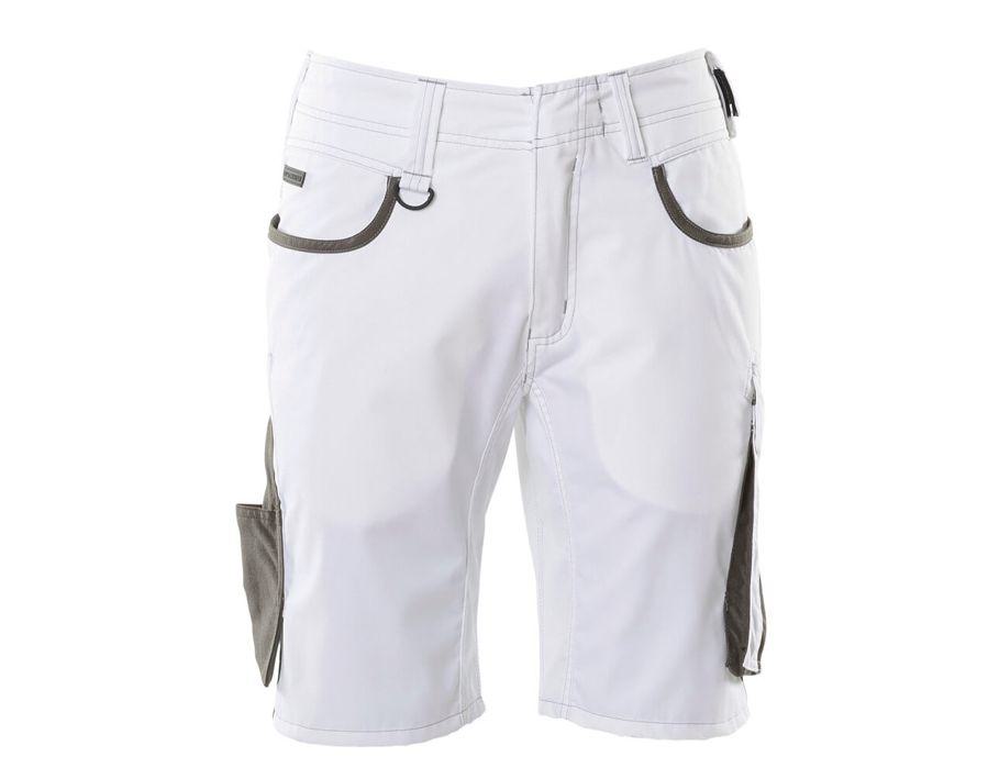 Pantalone corto UNIQUE bianco/antracite scuro