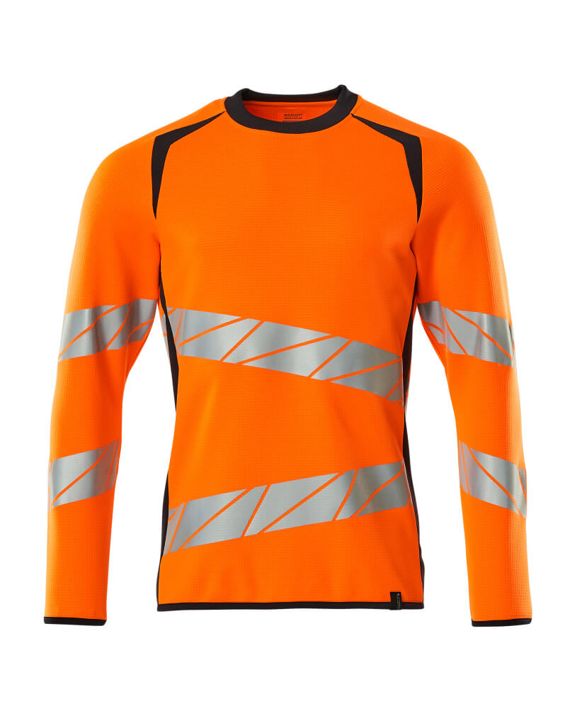 Felpa ACCELERATE SAFE hi-vis arancio/blu navy scuro