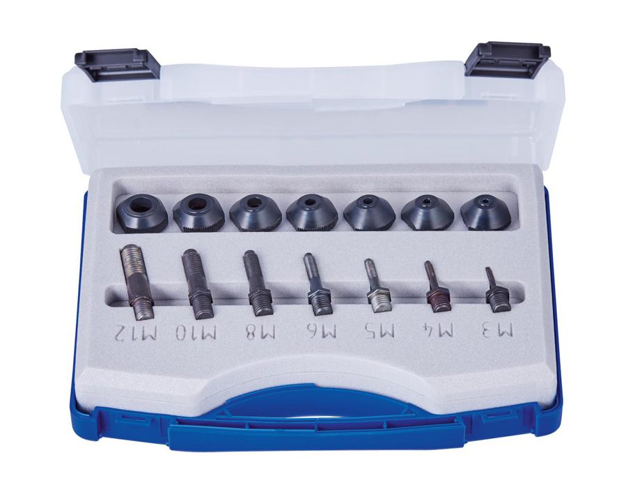 Zubehör für Akku-Blindnietmutternsetzgerät FireFox®-Serie und FireBird® Pro CAS-Serie - Gewindedorn- und Mundstück-Satz für Blindnietmutternsetzgerät FireFox® und und FireBird® Pro CAS-Serie