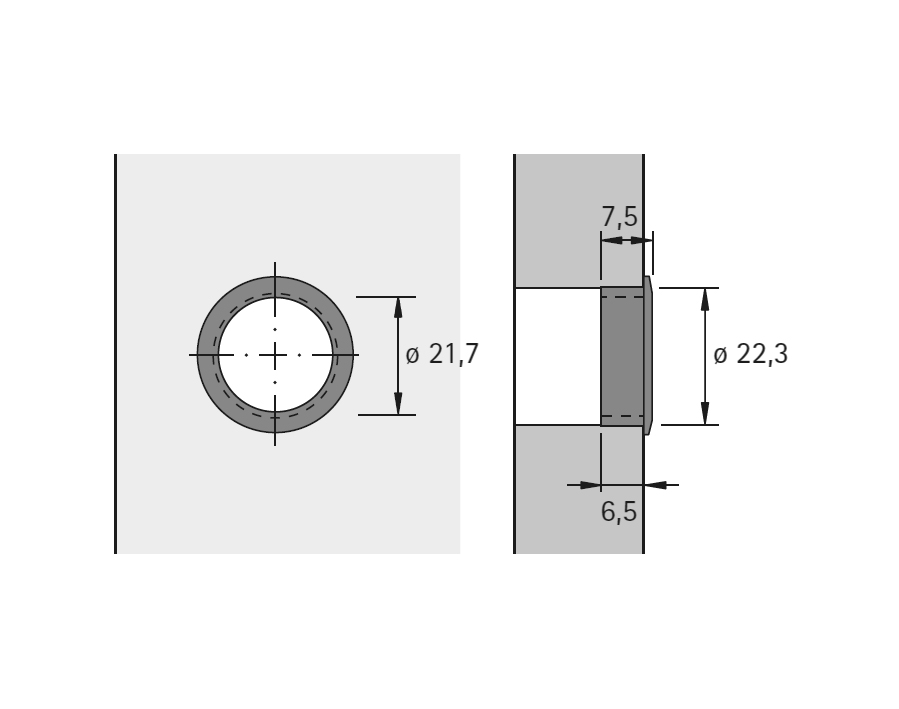 Serratura con cilindro a pressione Prestige 2000 