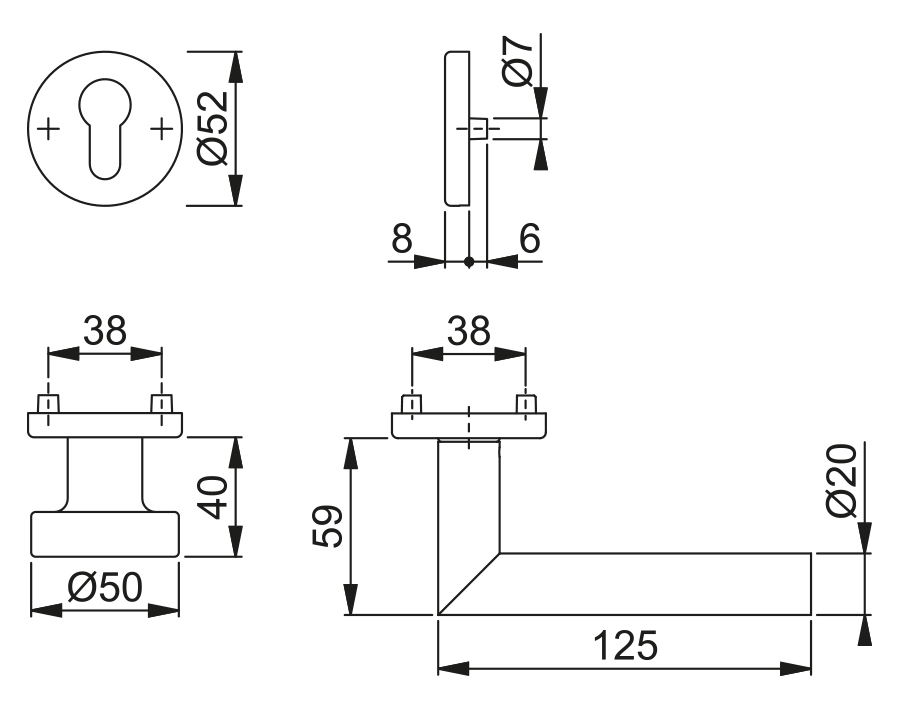 Guarnitura cambio serie Amsterdam mod. E58/42KV/42KVS/1400Z