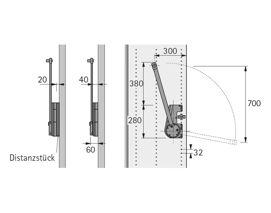 Sollevatore per grucce portabiti Duo Lift 15