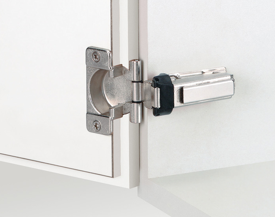 Cerniera per ante a battuta angolare/centrale 