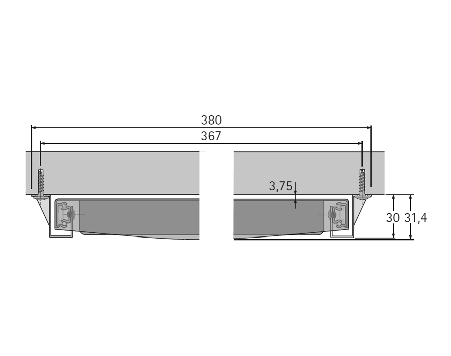 Cassettino per cancelleria Systema Top 2000