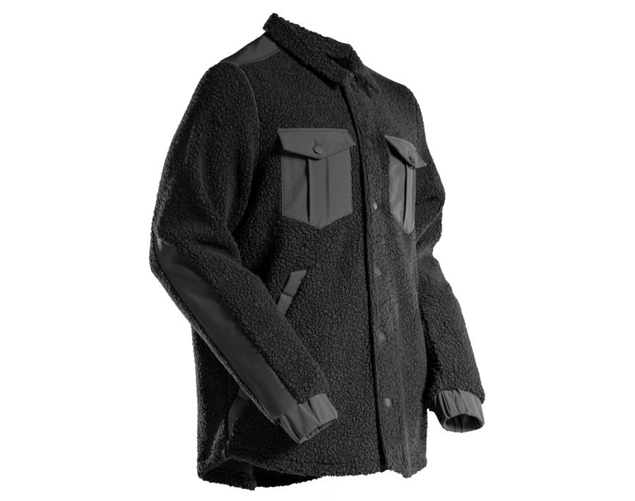 Camicia in pile CUSTOMIZED nero