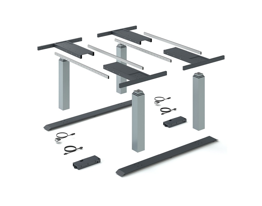 LegaDrive Systems Kit dispositivo per la regolazione dei piani scrivania tipo bench
