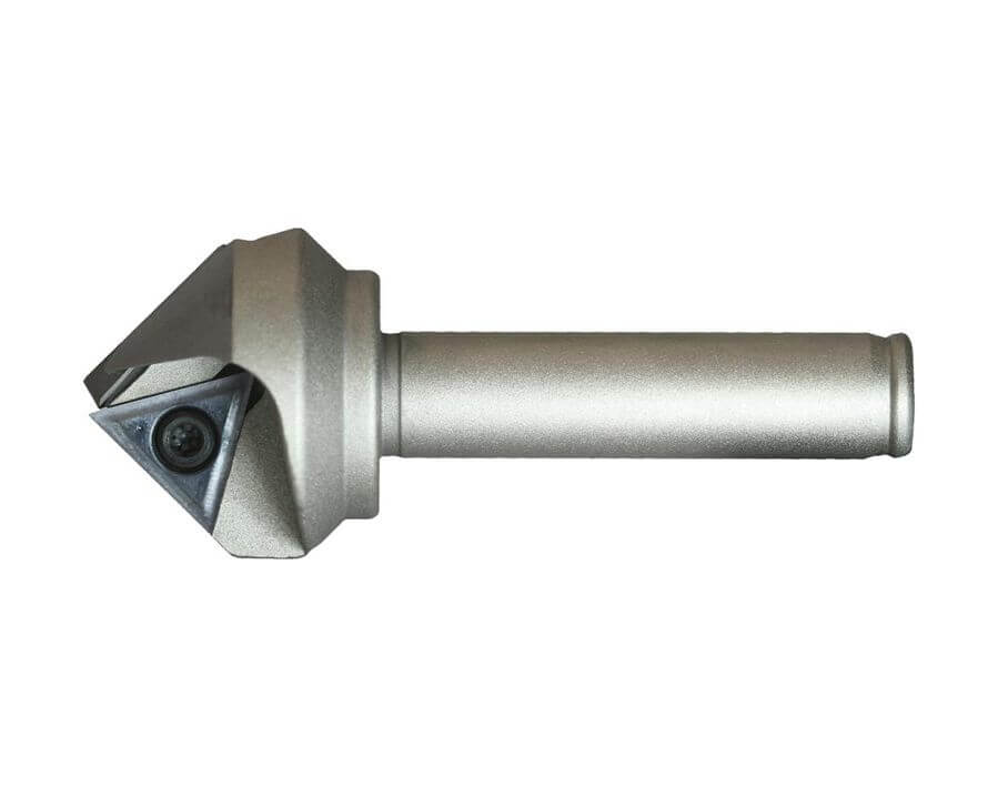 Fasenfräser mit Gleitplatte, 45°