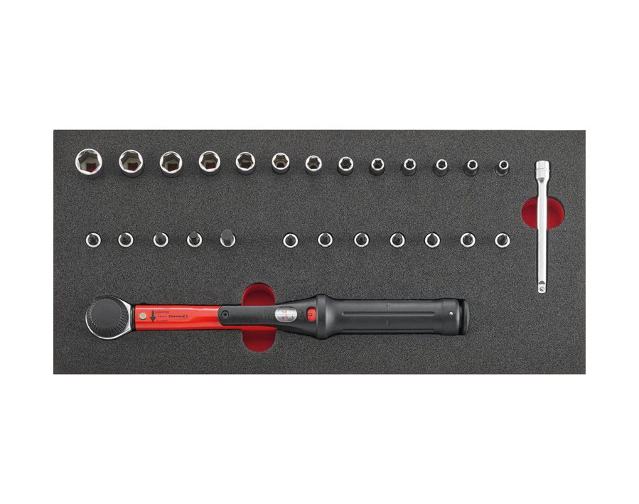 Werkzeugmodul Drehmomentschlüssel 1/4", 27-teilig, Modul 1/3