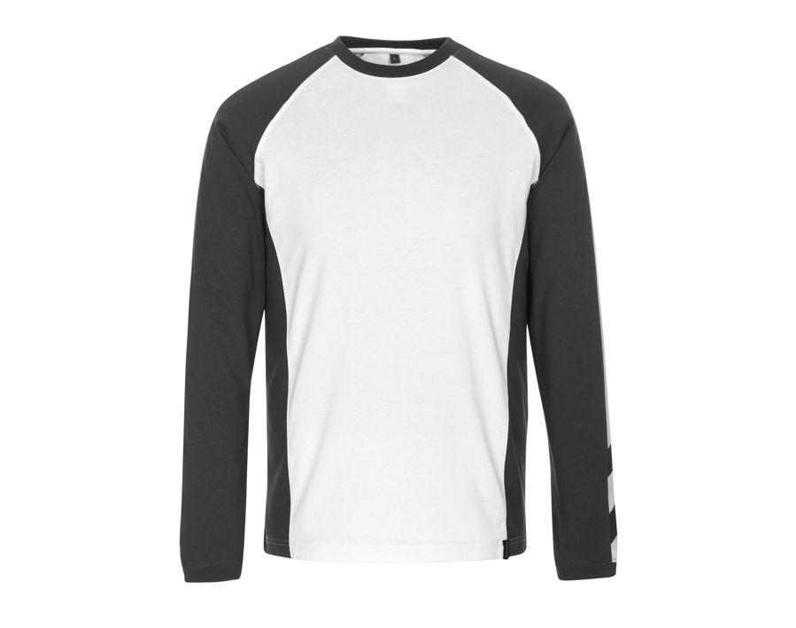 Maglietta, a maniche lunghe UNIQUE bianco/antracite scuro