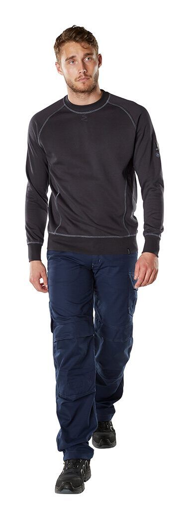 Pantaloni con tasche porta-ginocchiere MULTISAFE blu navy scuro