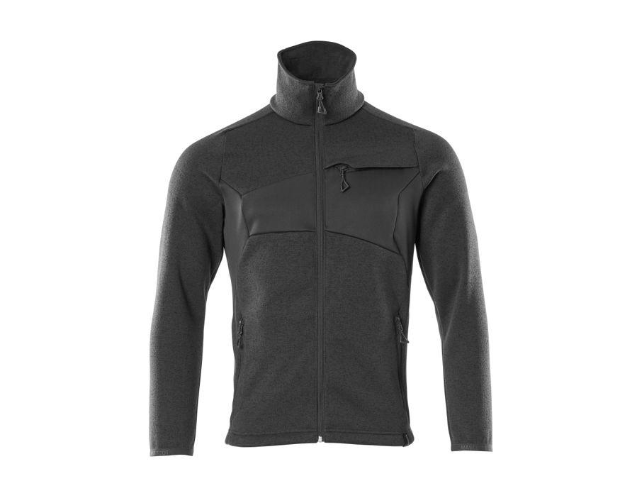 Maglione con chiusura lampo ACCELERATE nero