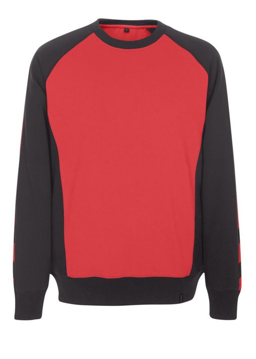 Felpa UNIQUE rosso/nero