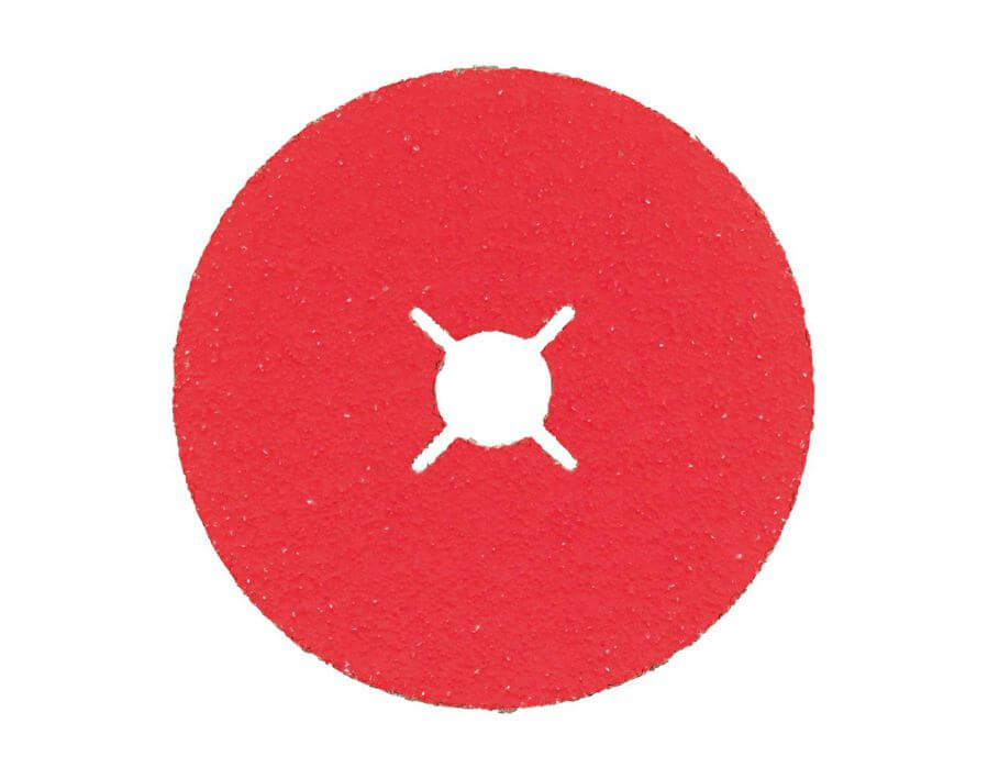 Fiberschleifscheibe, Keramikkorn mit Zirkonkorund-Beimischung