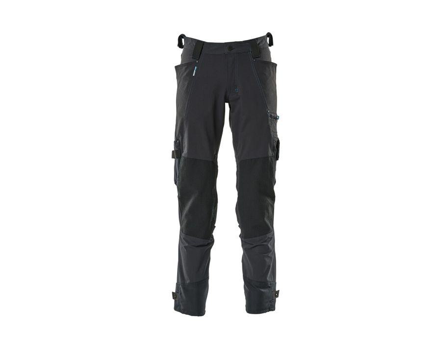 Pantaloni con tasche porta-ginocchiere ADVANCED blu navy scuro