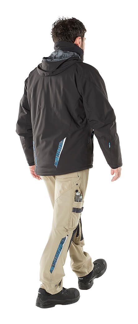 Pantaloni con tasche porta-ginocchiere ADVANCED blu navy scuro