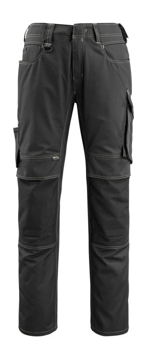 Pantaloni con tasche porta-ginocchiere UNIQUE nero
