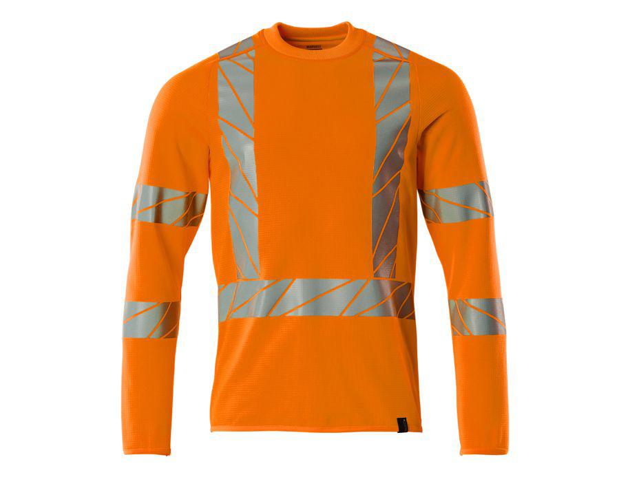 Felpa ACCELERATE SAFE hi-vis arancio