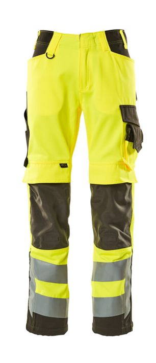 Pantaloni con tasche porta-ginocchiere SAFE SUPREME hi-vis giallo/antracite scuro