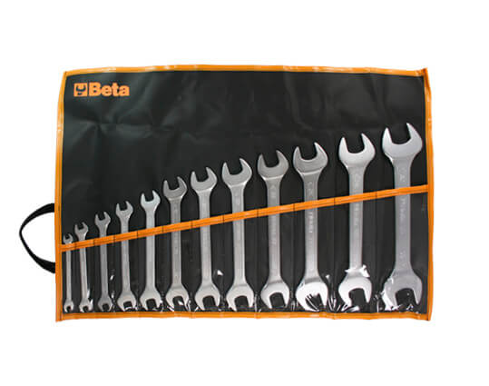 Serie chiavi a forchetta doppie 55/B12N da 12 pezzi 