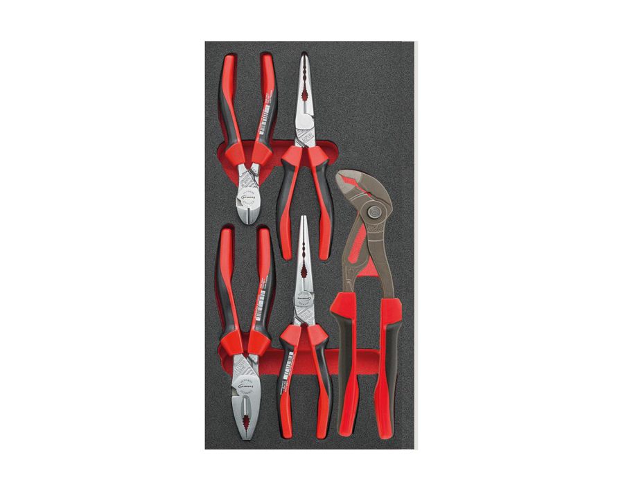 Werkzeugmodul Zangen, 5-teilig, Modul 1/3