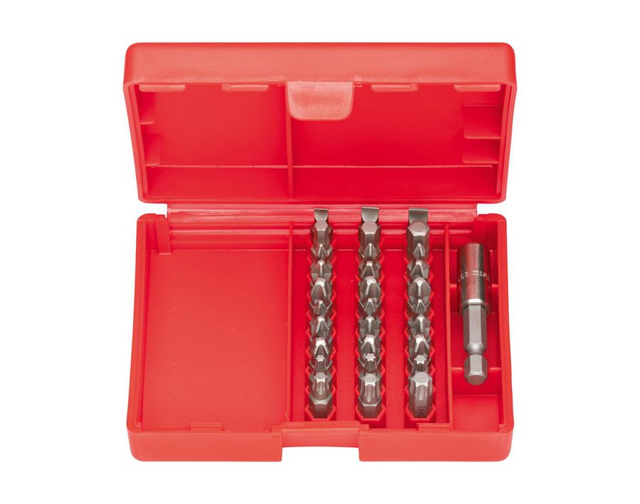 Bit-Sortiment für Schlitz, Kreuzschlitz, Innensechskant und Innen-TORX®
