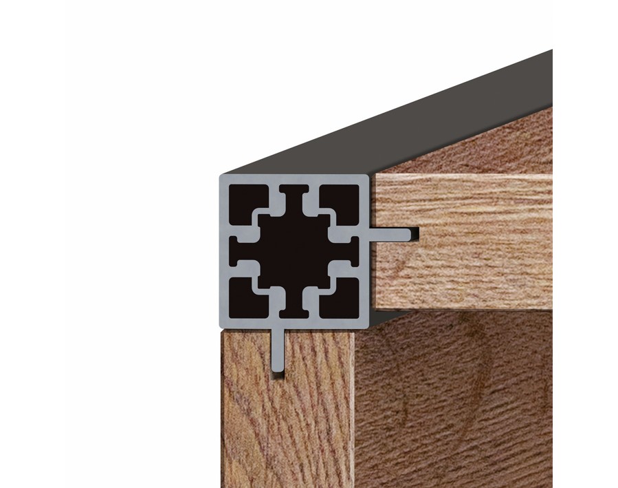 Cadro Profilo per angolo doppia scanalatura