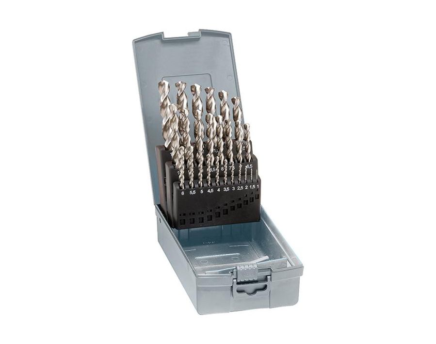 Spiralbohrer-Satz mit zyl. Schaft