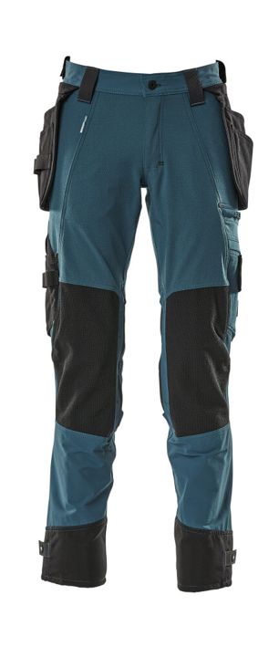 Pantaloni con tasche esterne ADVANCED petrolio scuro