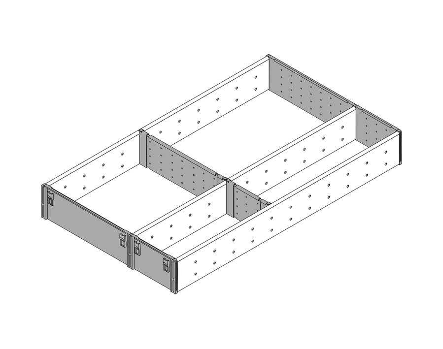 ORGA-LINE suddivisione scomparti per TANDEMBOX