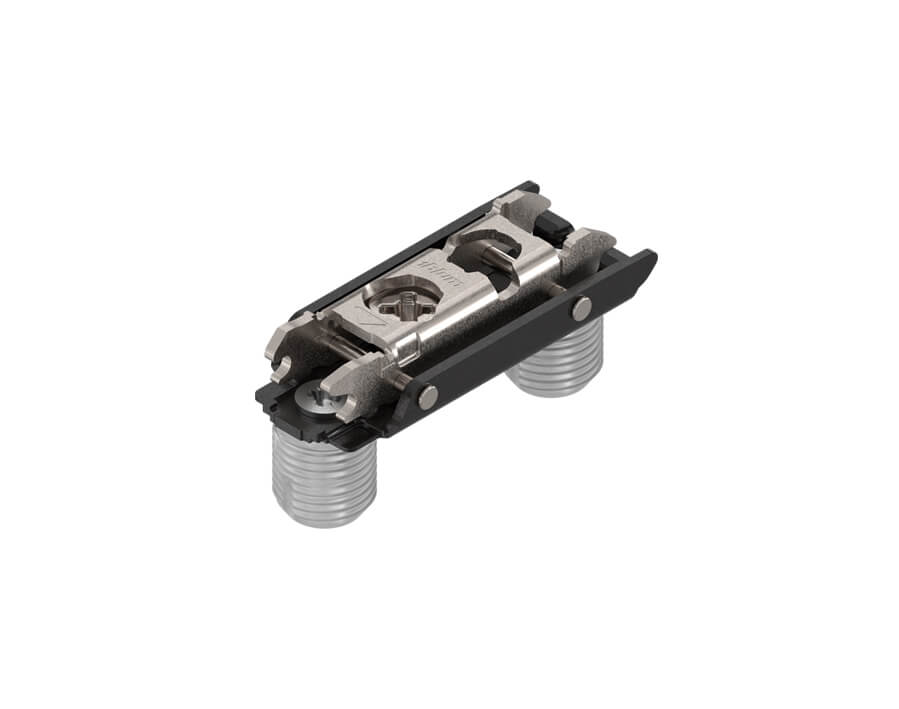 Piastrina di premontaggio con eccentrico diritta CLIP top / CLIP top BLUMOTION