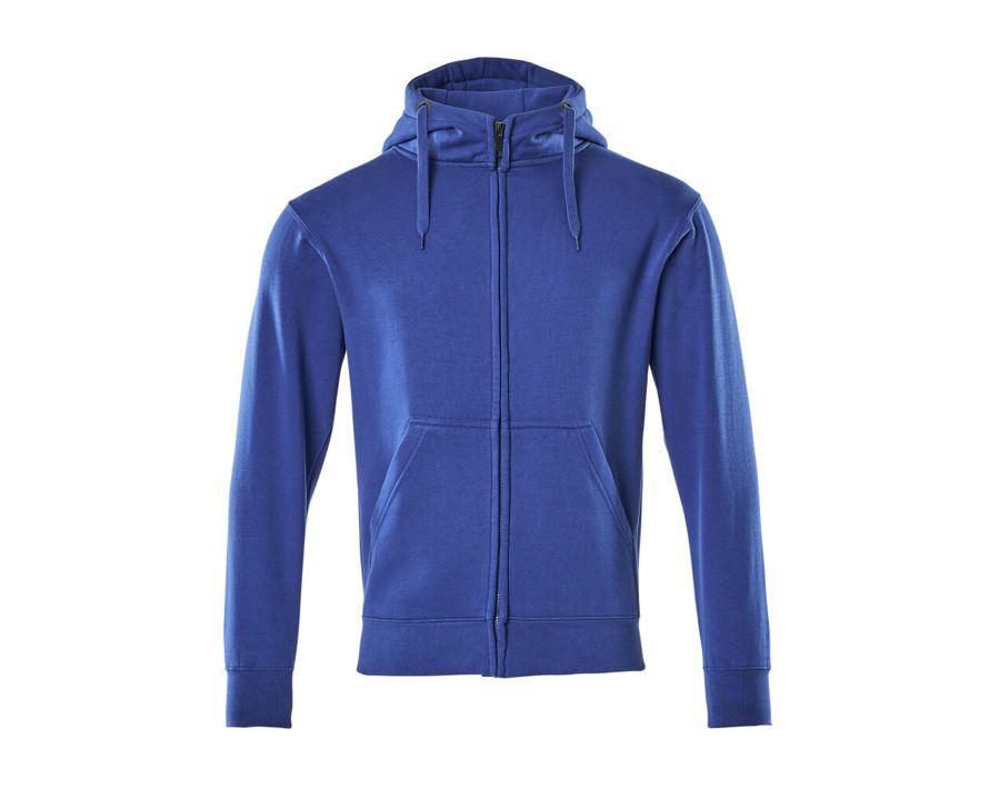 Felpa con cappuccio con chiusura lampo CROSSOVER blu royal