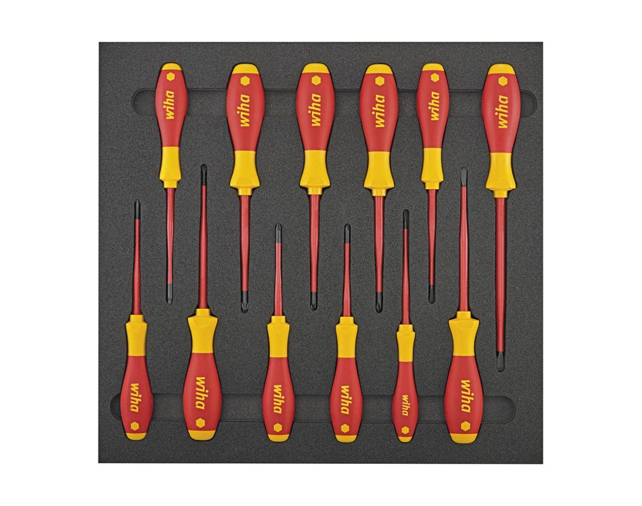 Werkzeugmodul VDE-Schraubendreher slim, 12-teilig, Modul 2/3