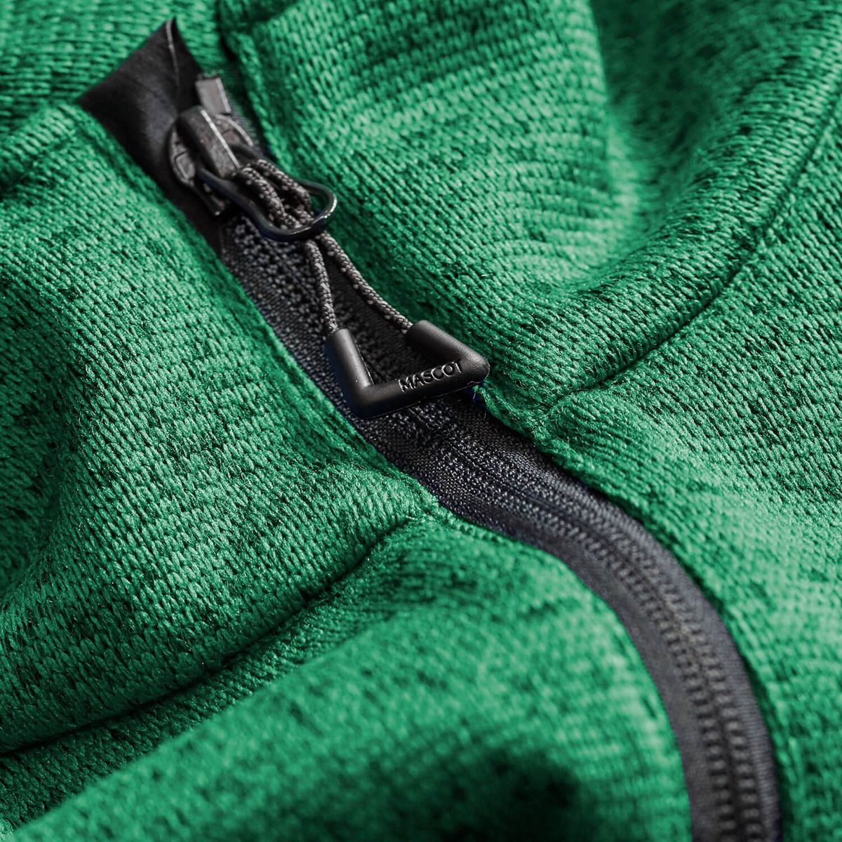 Maglione con chiusura lampo ACCELERATE rosso/nero