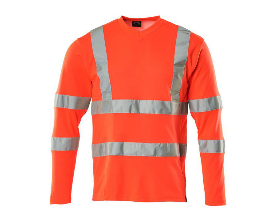 Maglietta, a maniche lunghe SAFE CLASSIC hi-vis rosso