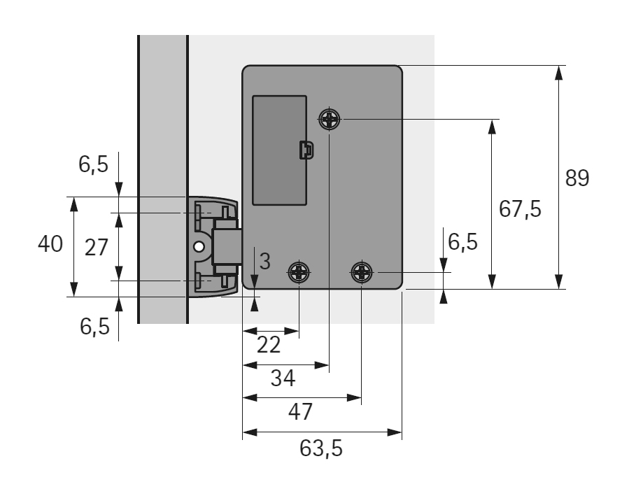 Serratura Proxy 125 kHz