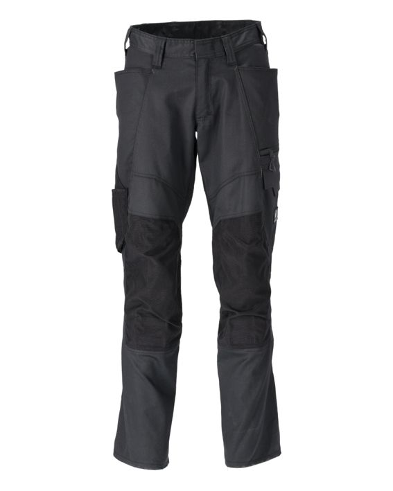 Pantaloni con tasche porta-ginocchiere ACCELERATE nero