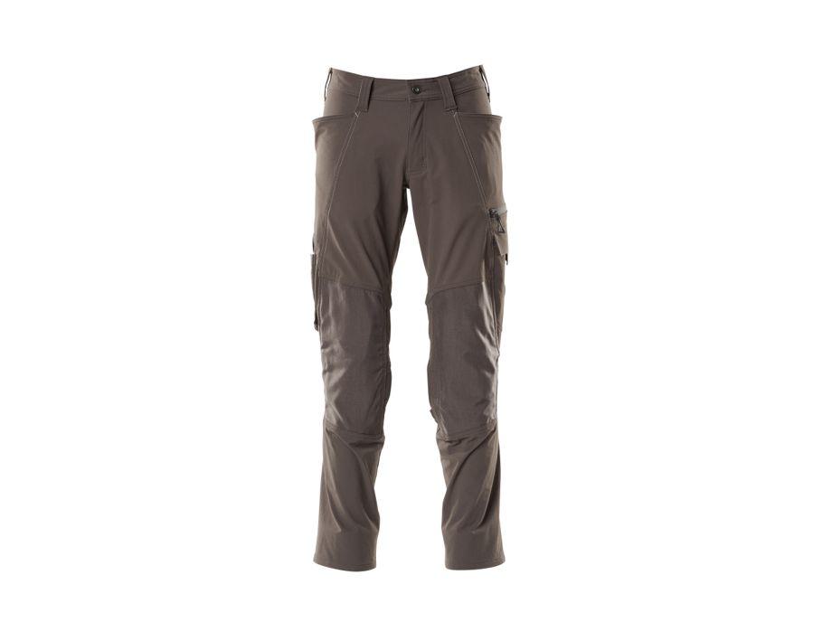 Pantaloni con tasche porta-ginocchiere ACCELERATE antracite scuro
