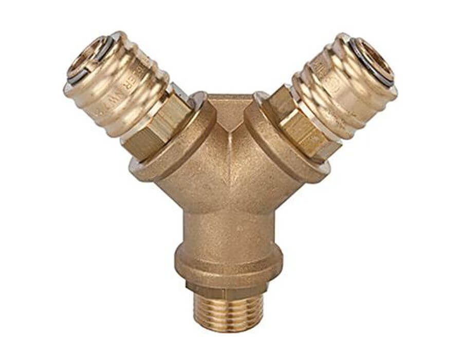 Druckluftverteiler mit Außengewinge