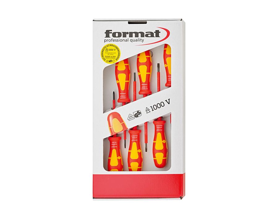 VDE-Schraubendreher-Satz, Schlitz/PH 0; 1