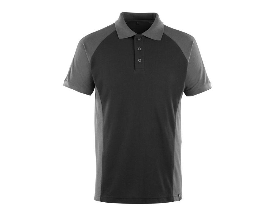 Polo UNIQUE nero/antracite scuro