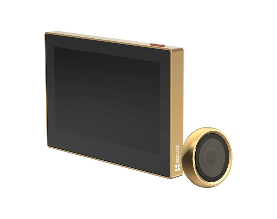 Spioncino Wi-fi con schermo interno visibile da remoto, senza fili 