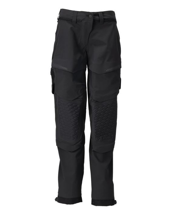 Pantaloni con tasche porta-ginocchiere CUSTOMIZED nero