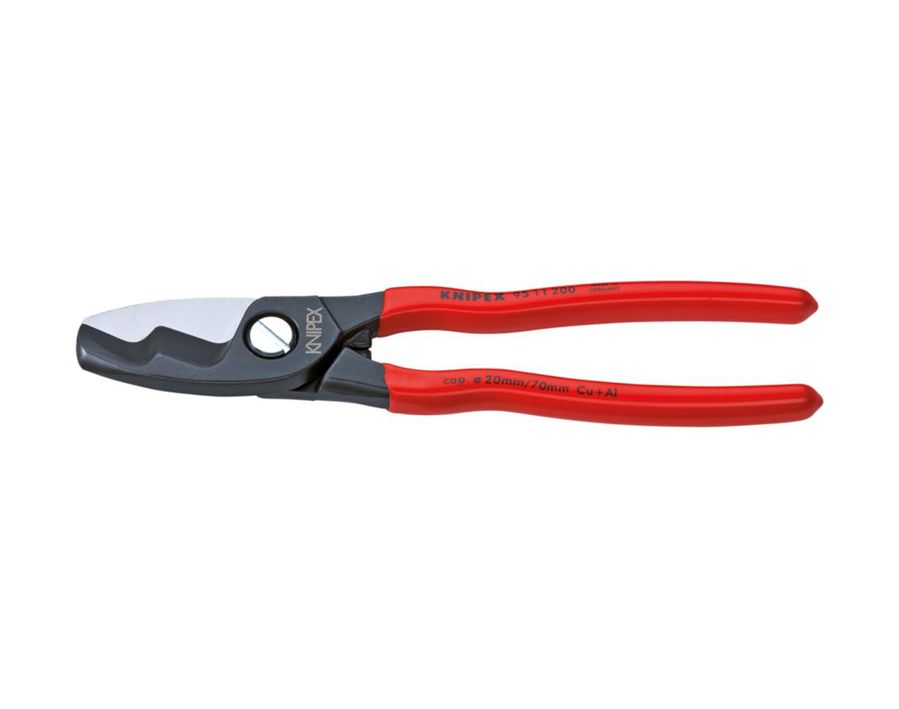 Kabelschere, Kopf brüniert